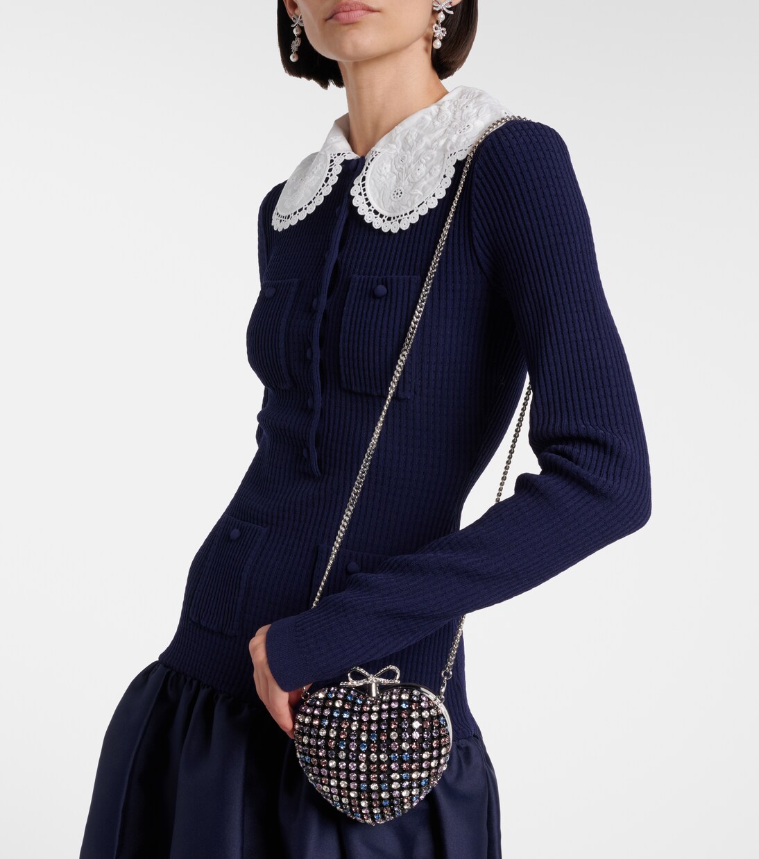 Pochette à cristaux | Self-Portrait