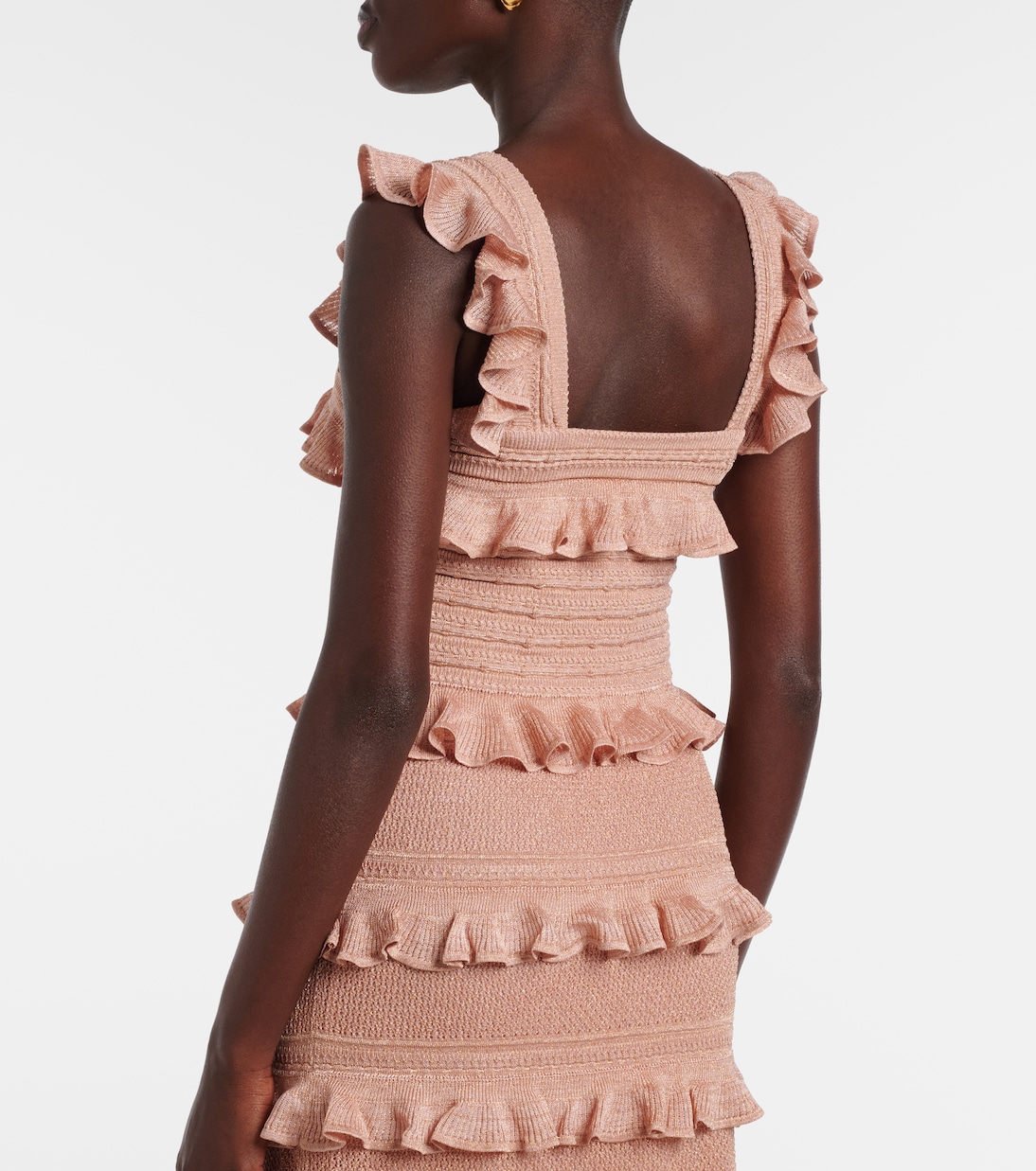 Top Rebellion de lamé con volantes | Zimmermann