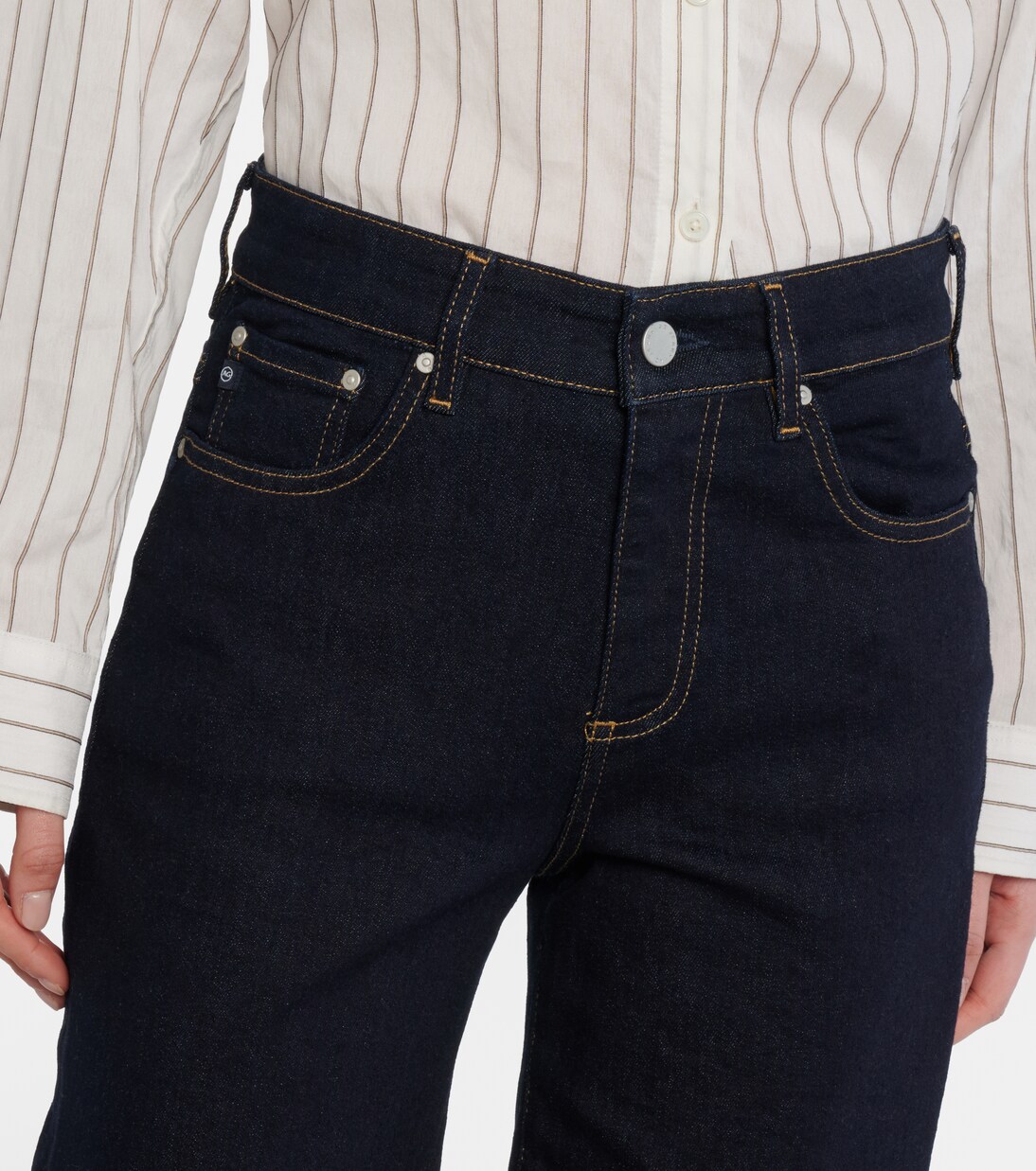 Jeans anchos cropped Saige | AG Jeans