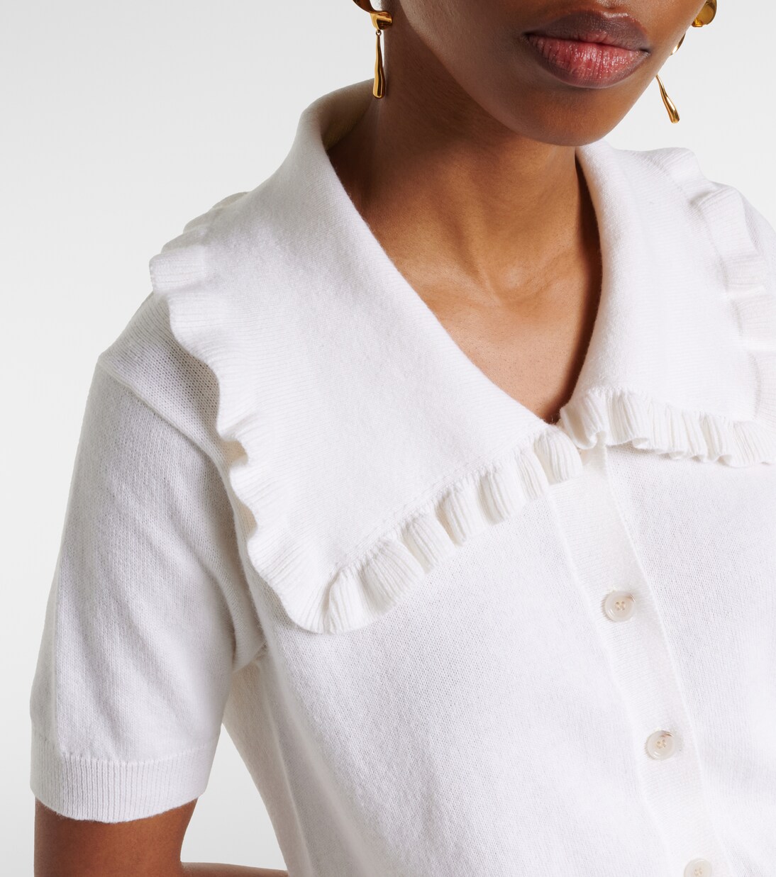 Cardigan en coton et cachemire | Jardin des Orangers