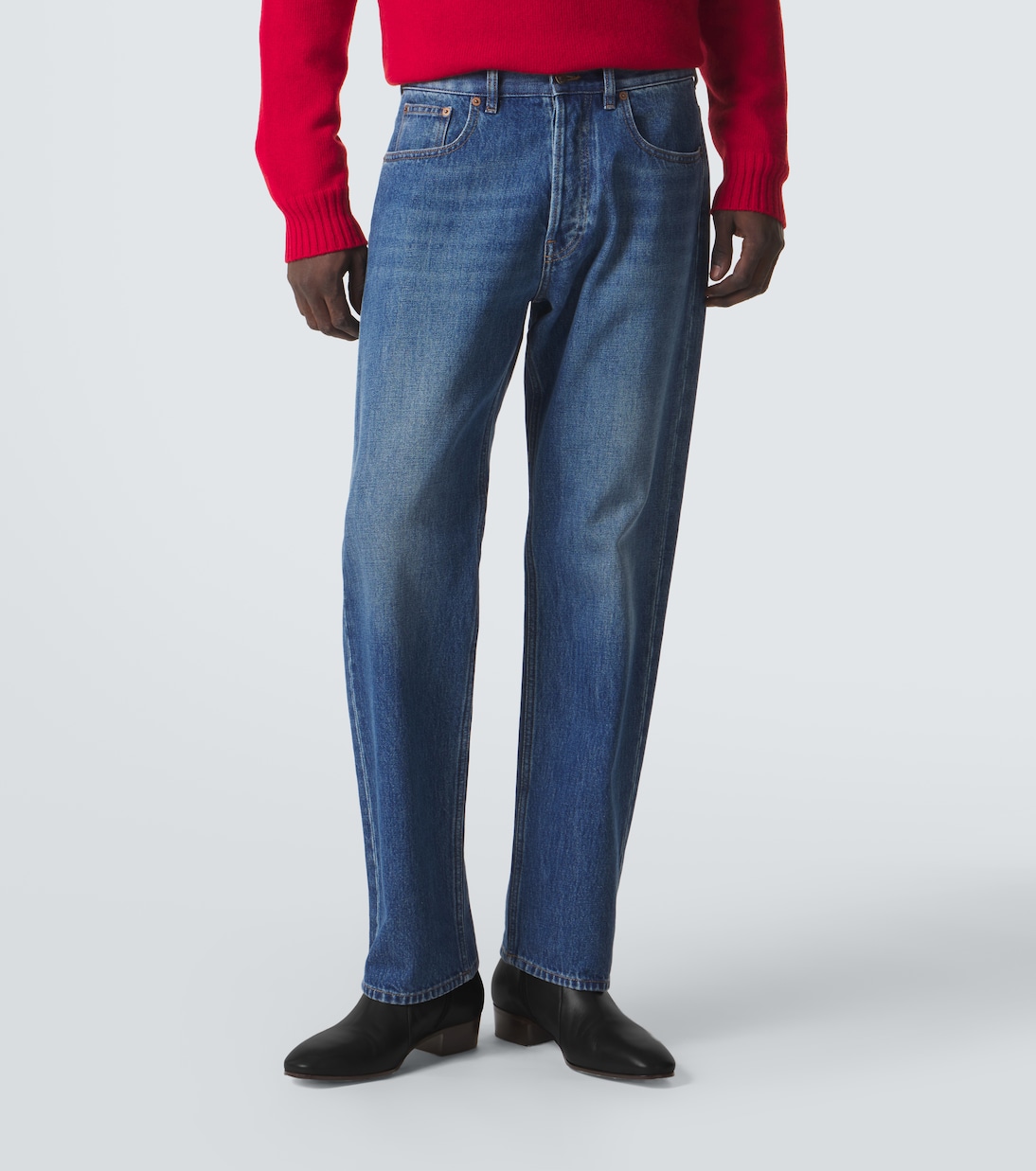 Mid-Rise Straight Jeans | Valentino