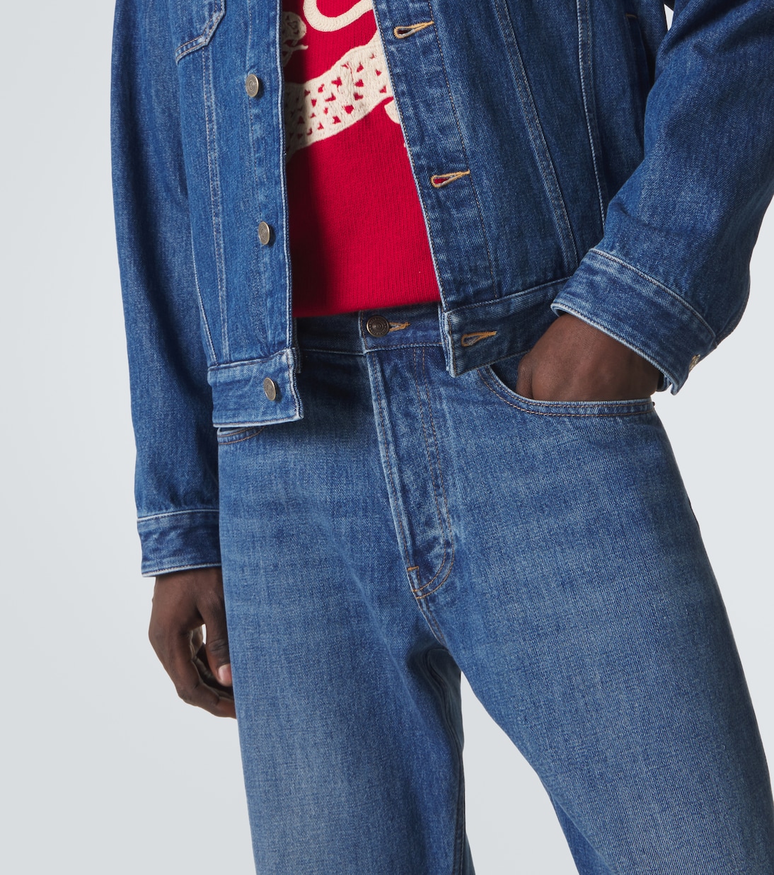 Mid-Rise Straight Jeans | Valentino