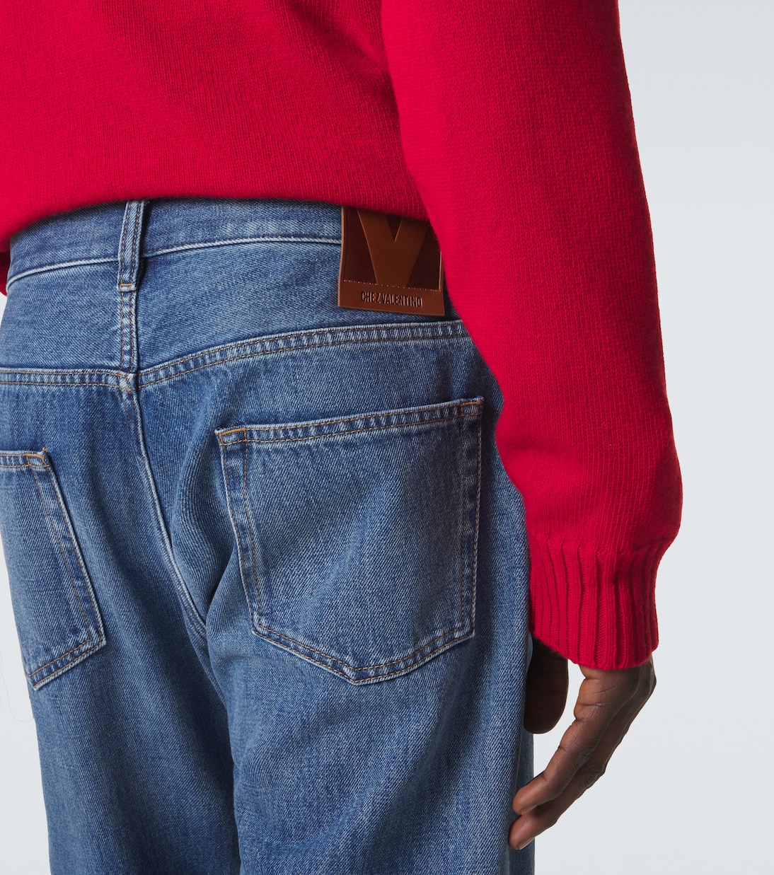 Mid-Rise Straight Jeans | Valentino