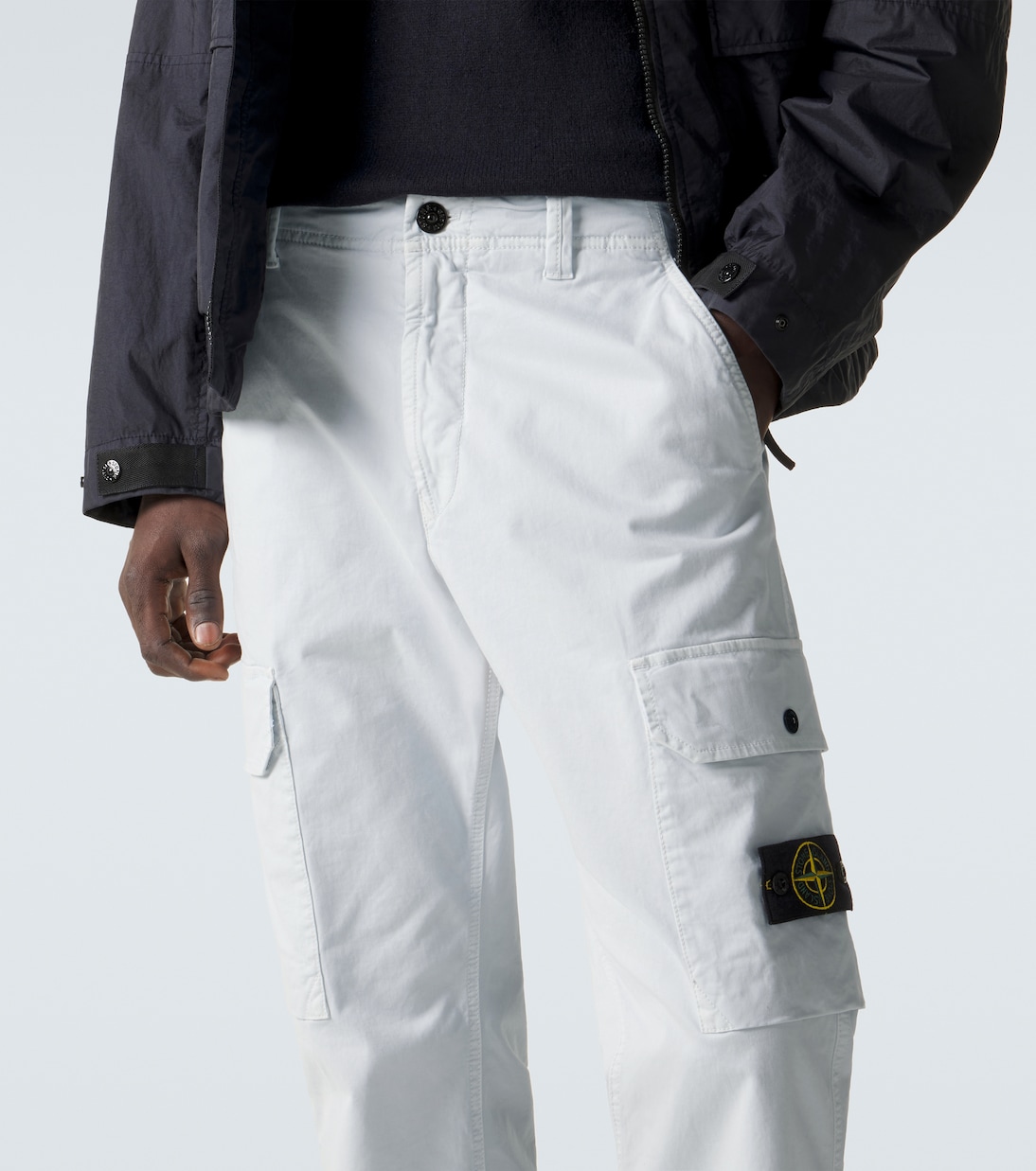 Pantalon cargo Compass en sergé de coton | Stone Island