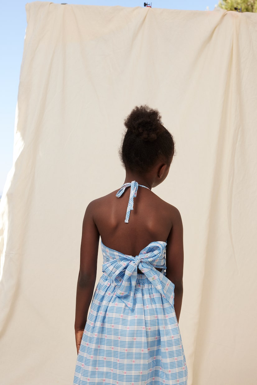 Bedrucktes Kleid Ida aus Baumwolle | Bebe Organic