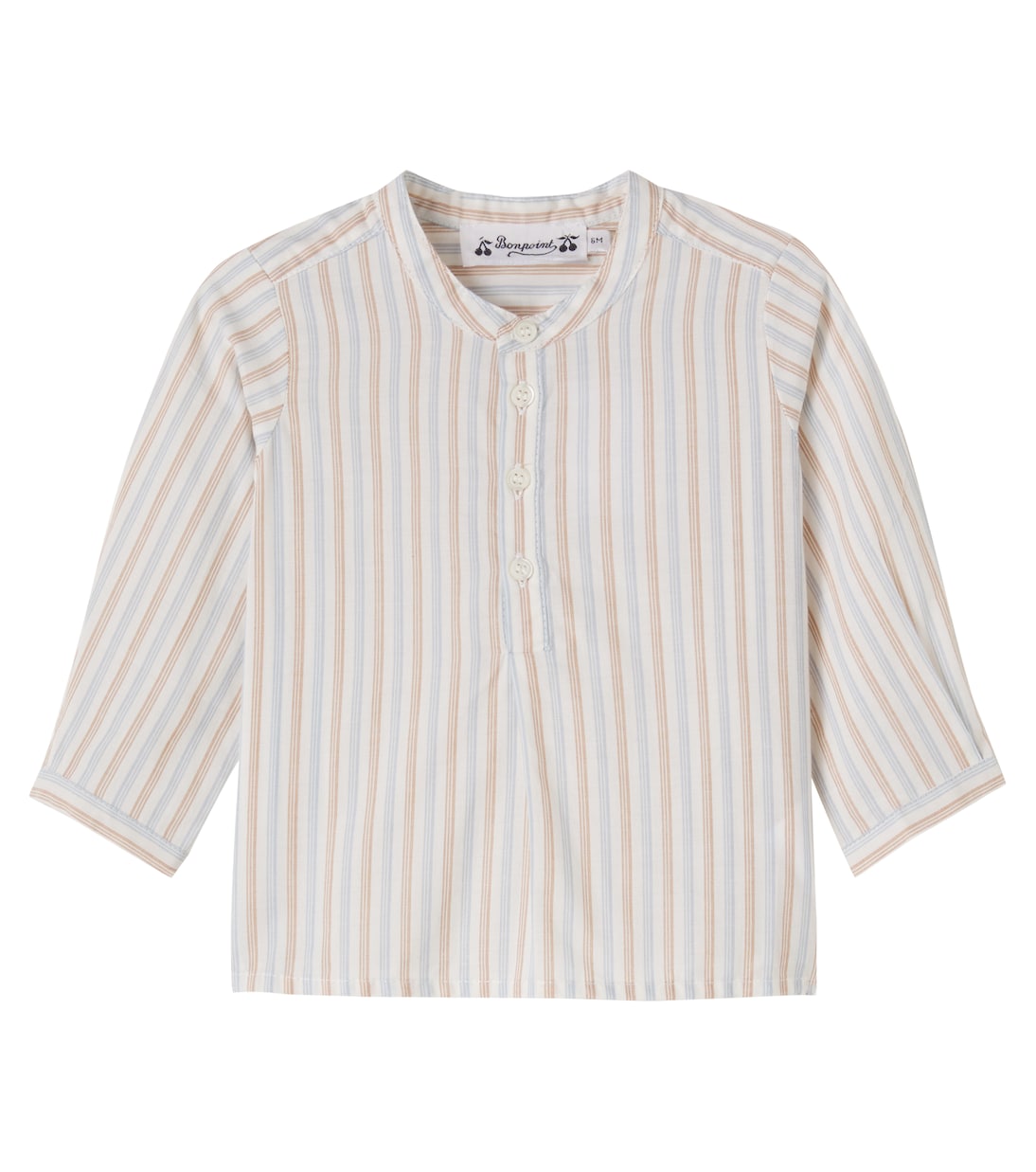 Baby Polisson striped cotton shirt | Bonpoint
