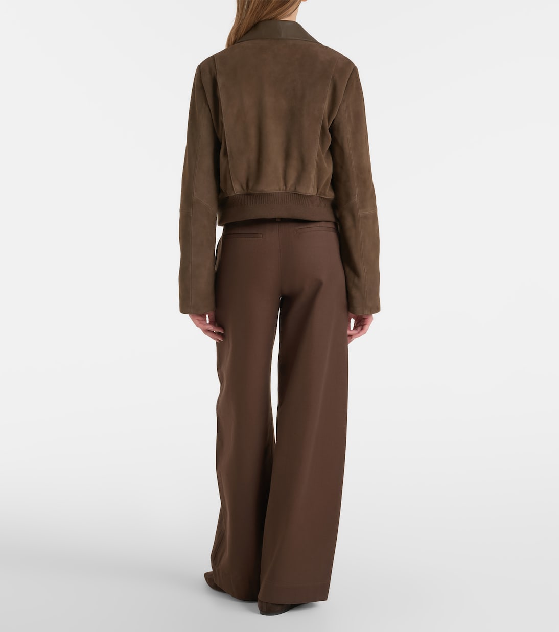 Weite Hose aus Baumwoll-Twill | Vince