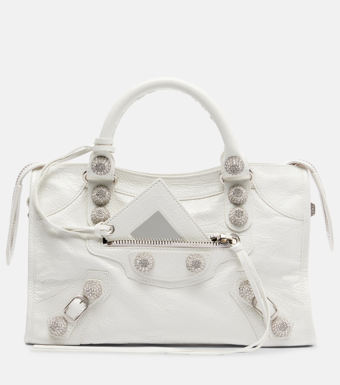 Le City Small embellished leather shoulder bag | Balenciaga