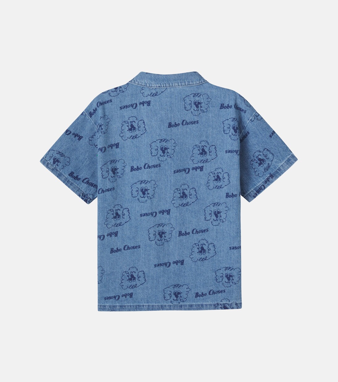 Pickle The Dog denim shirt | Bobo Choses