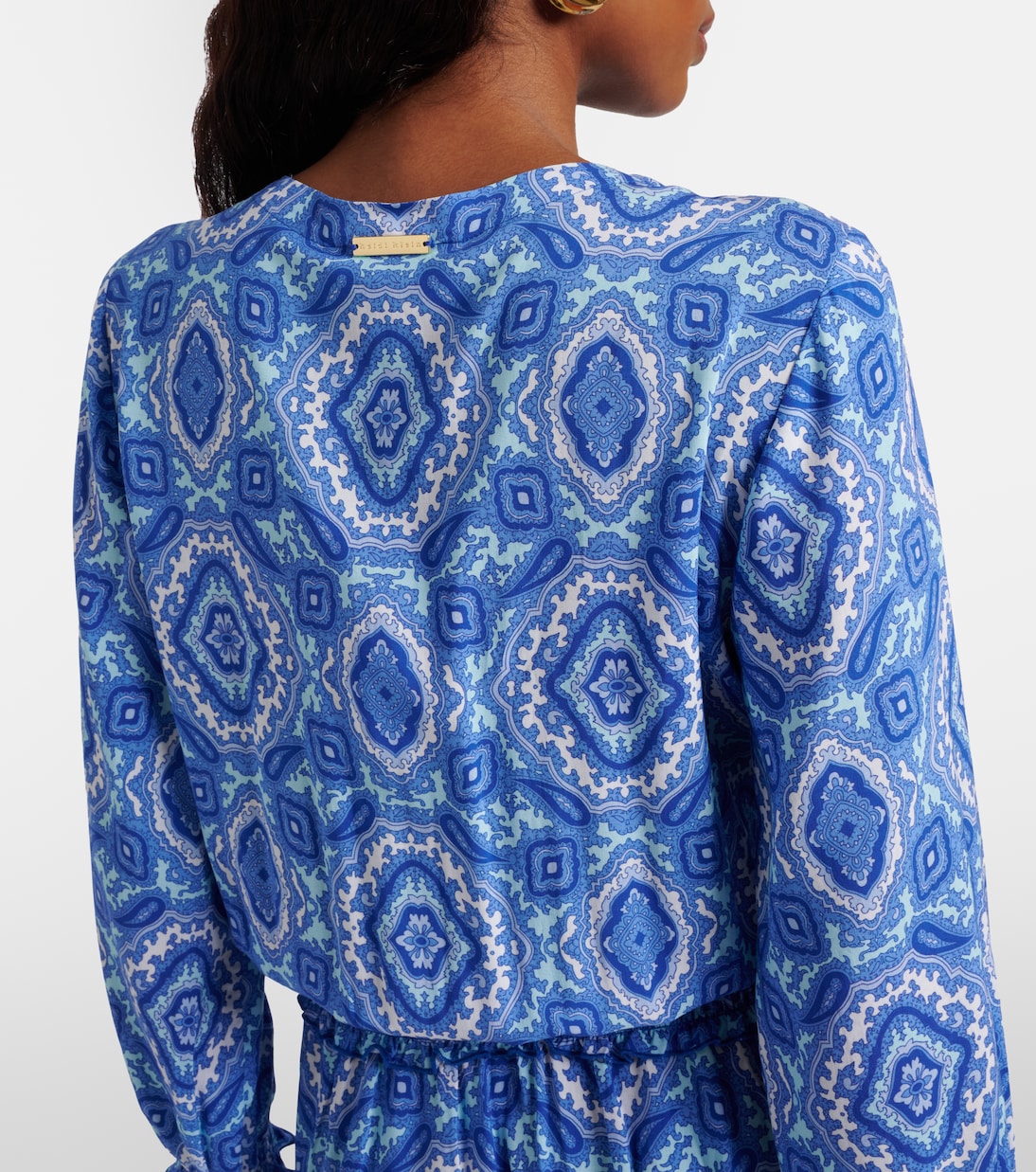 Mykonos printed smocked minidress | Heidi Klein