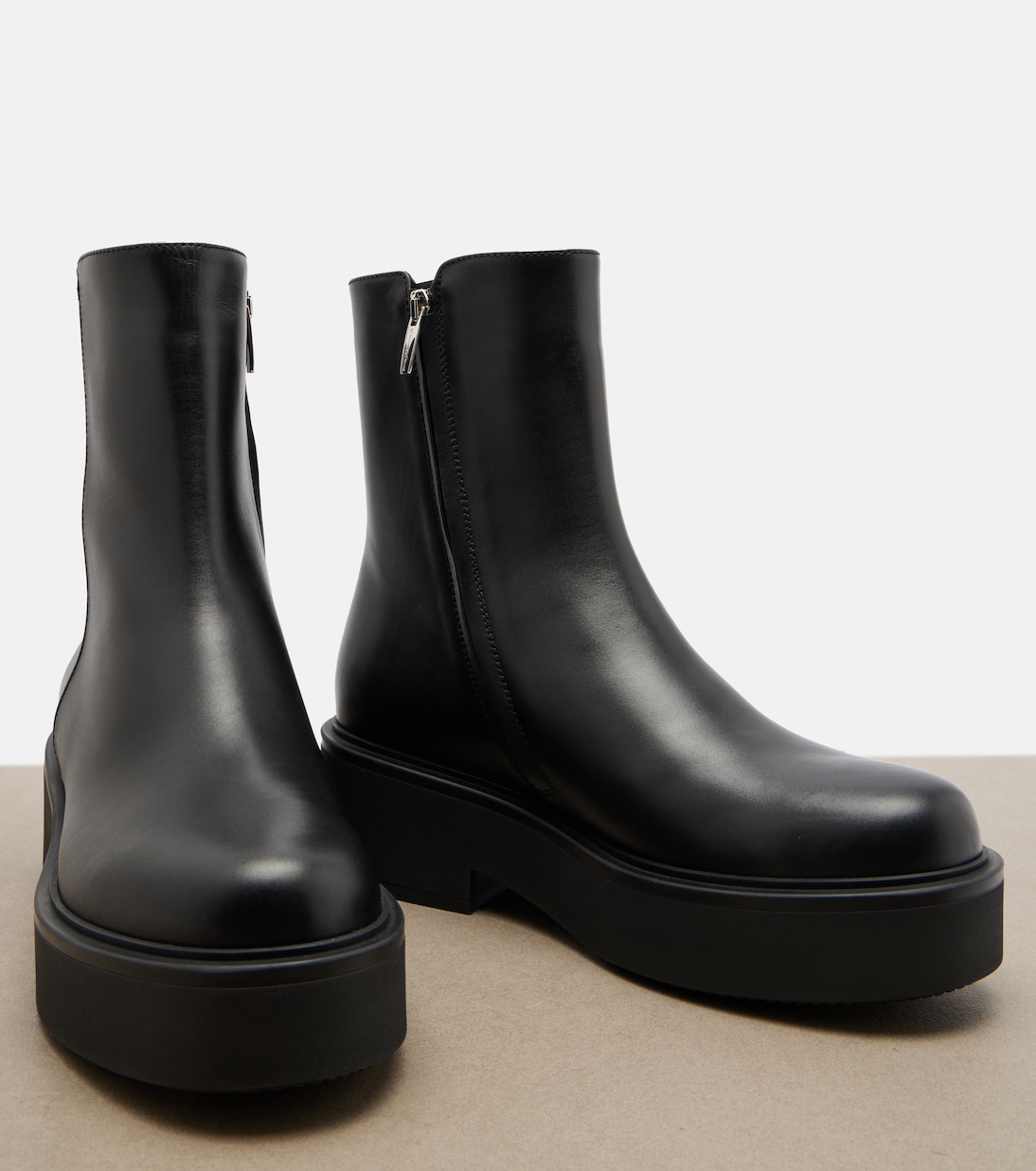 Ankle Boots Hiro aus Leder | Gianvito Rossi