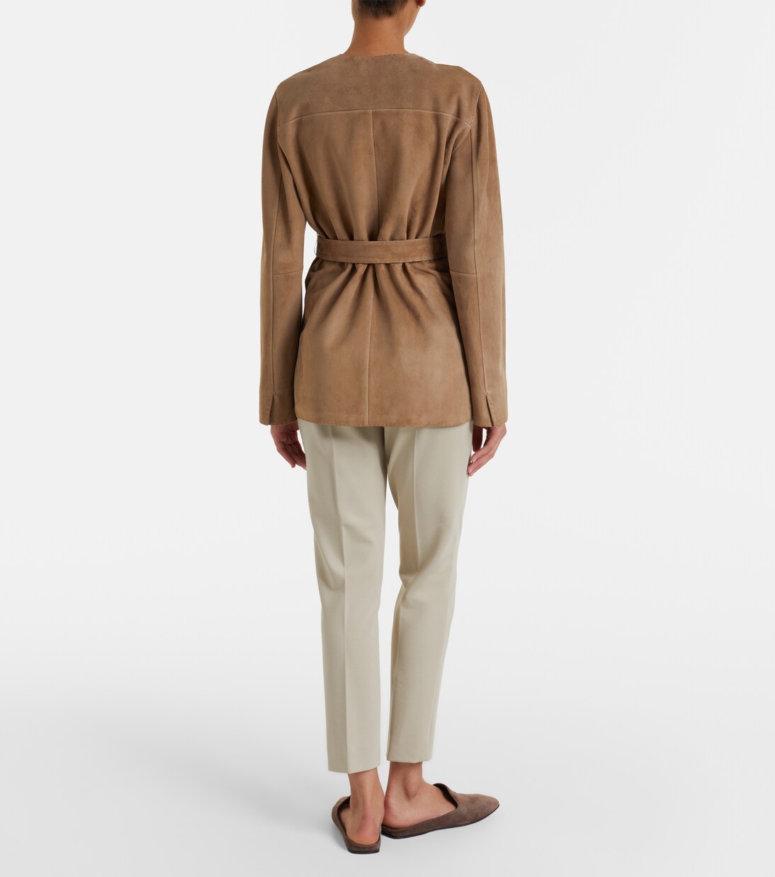 Schmale Cropped-Hose aus Jersey | Max Mara