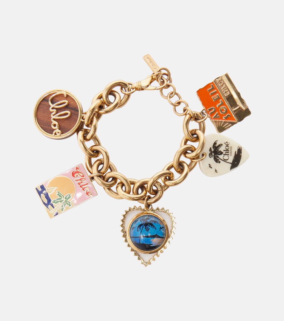 Postcards embellished bracelet | Chloé