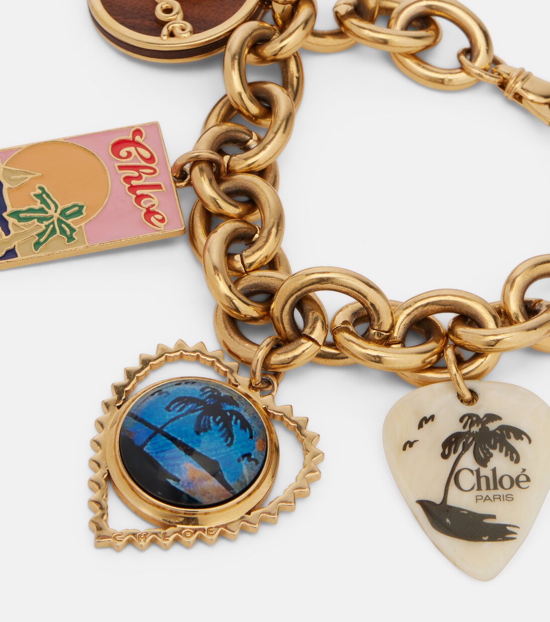 Postcards embellished bracelet | Chloé