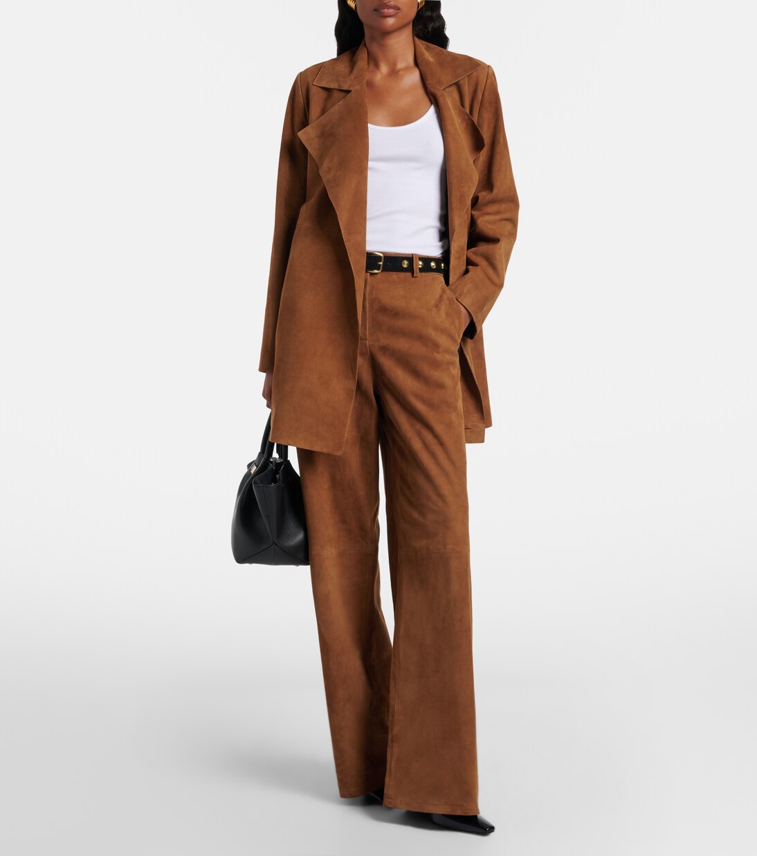Kerry suede coat | Nour Hammour