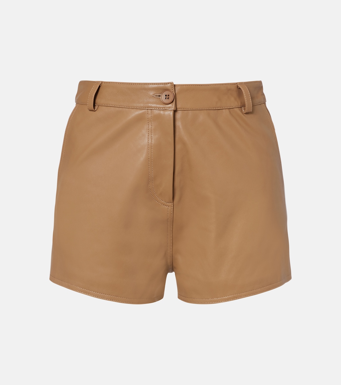 Leontine leather shorts | Nour Hammour