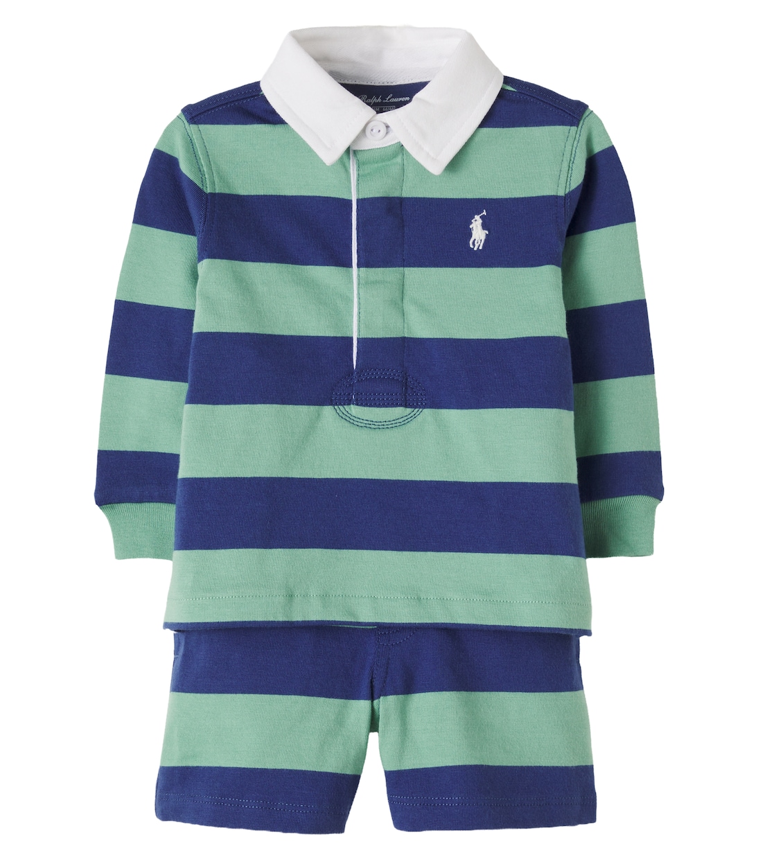 Baby jersey polo shirt and shorts set | Polo Ralph Lauren Kids