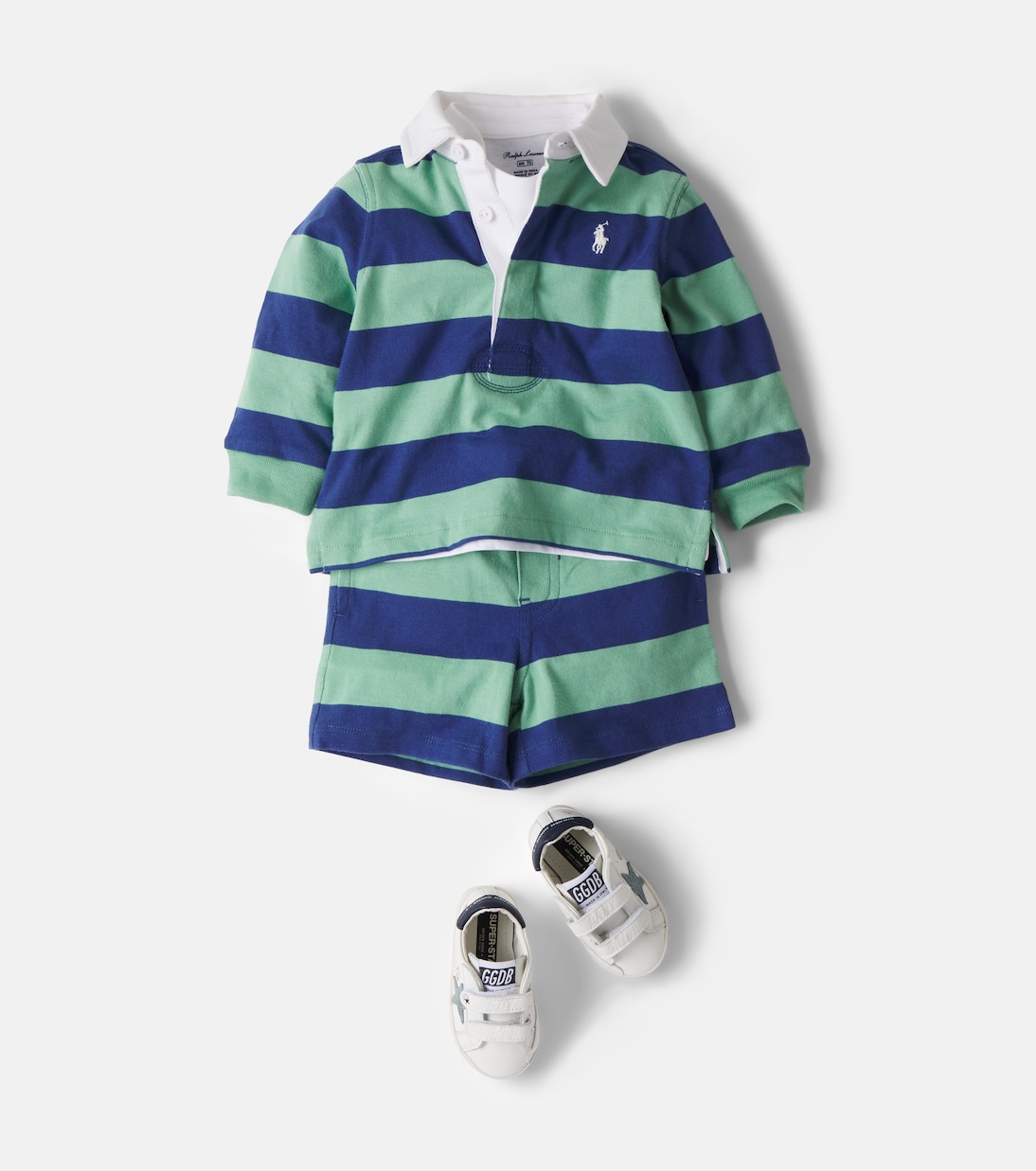 Baby jersey polo shirt and shorts set | Polo Ralph Lauren Kids