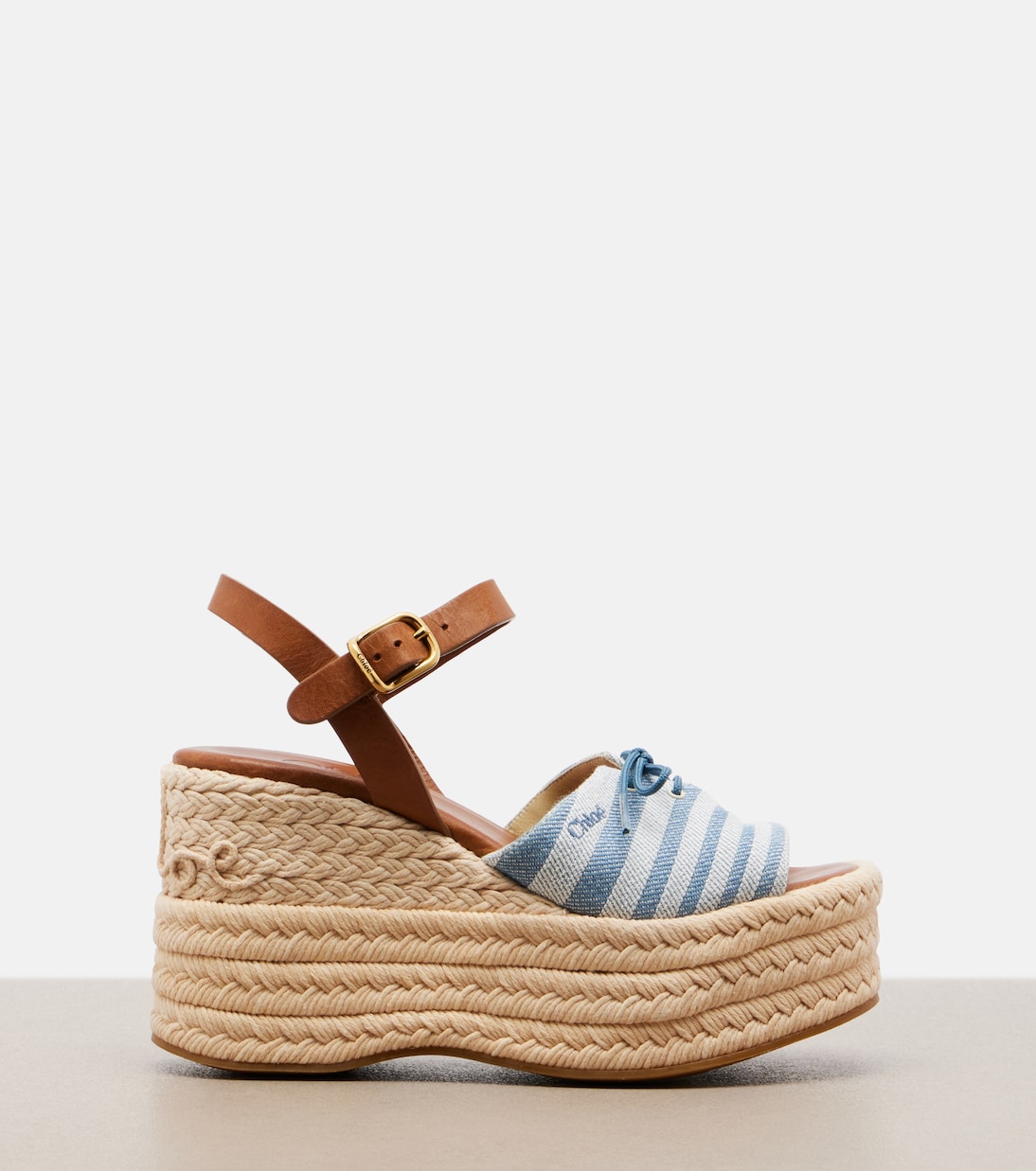 Espadrille-Sandalen aus Canvas | Chloé