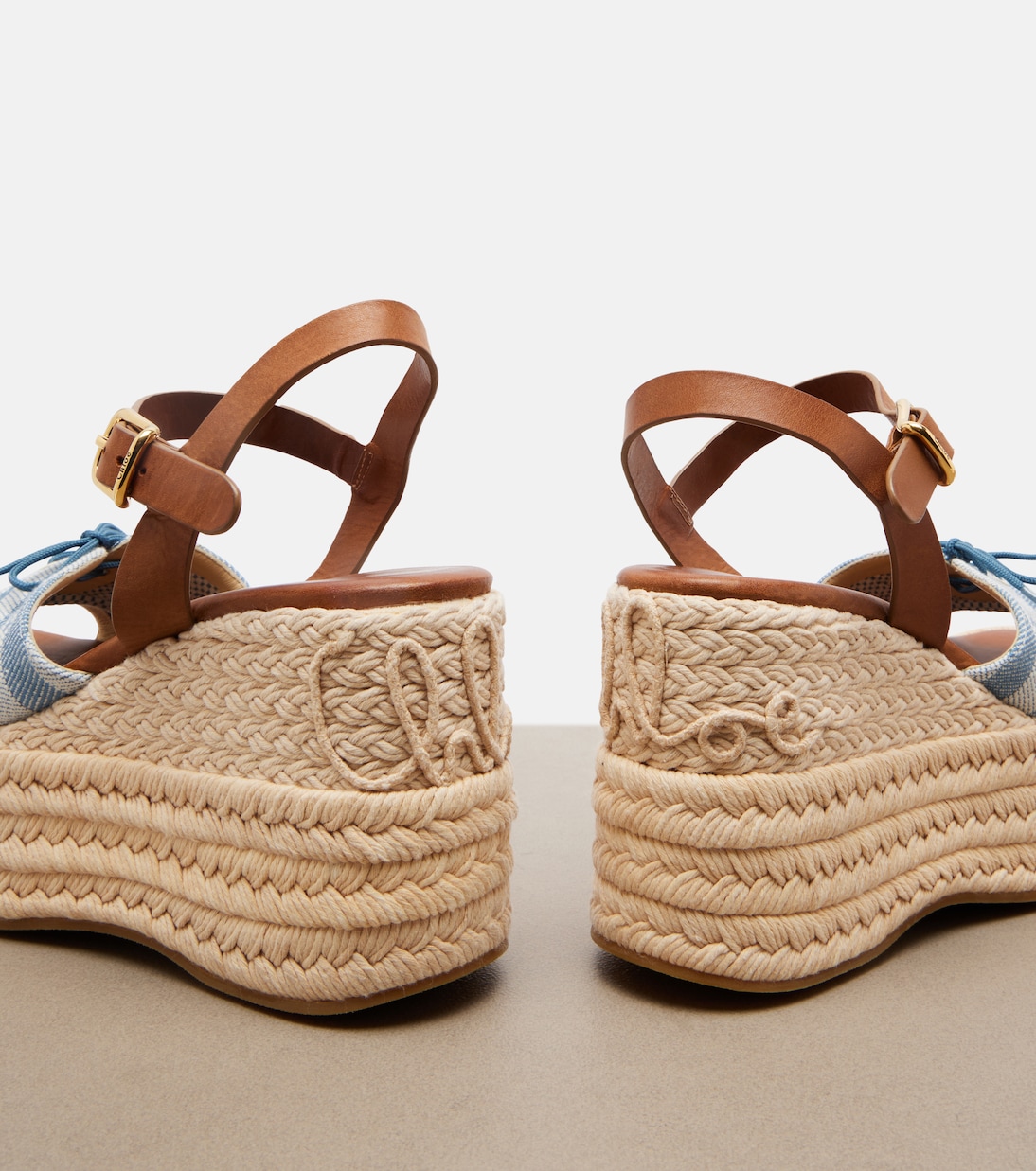 Espadrille-Sandalen aus Canvas | Chloé