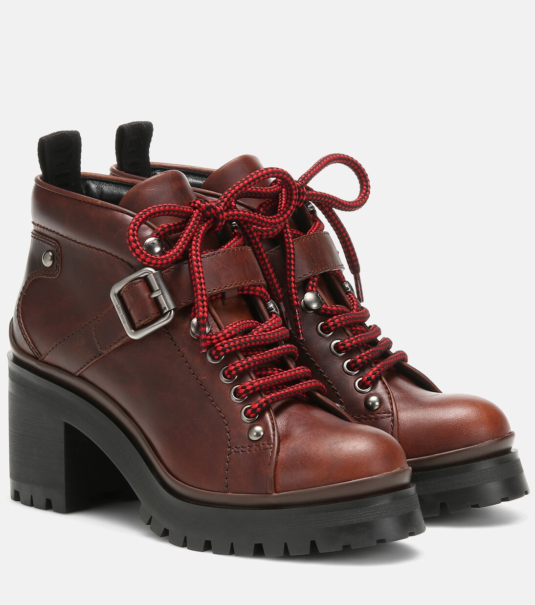 Bottines en cuir | Miu Miu