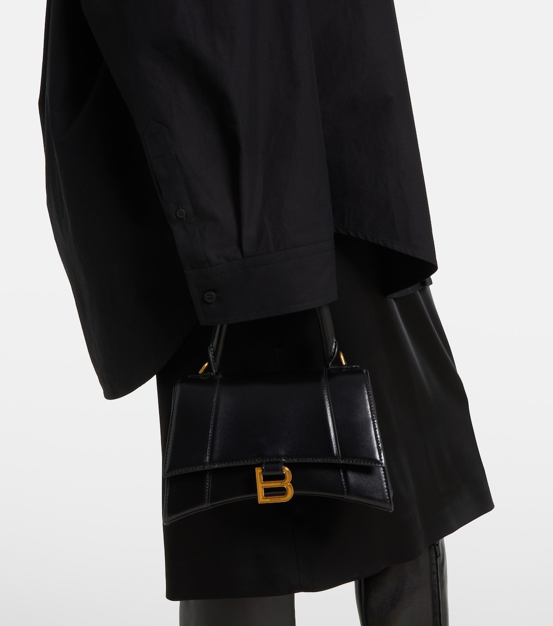 Hourglass Small leather crossbody bag | Balenciaga