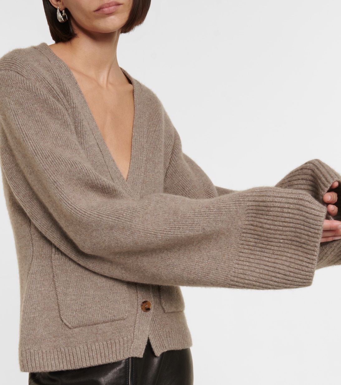 Scarlet cashmere-blend cardigan | Khaite