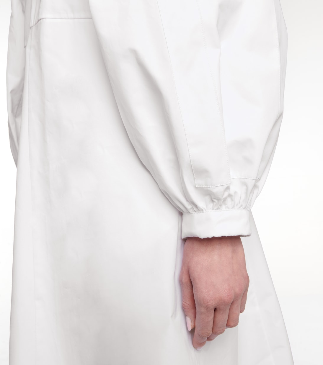 Abito midi in popeline di cotone | Jil Sander