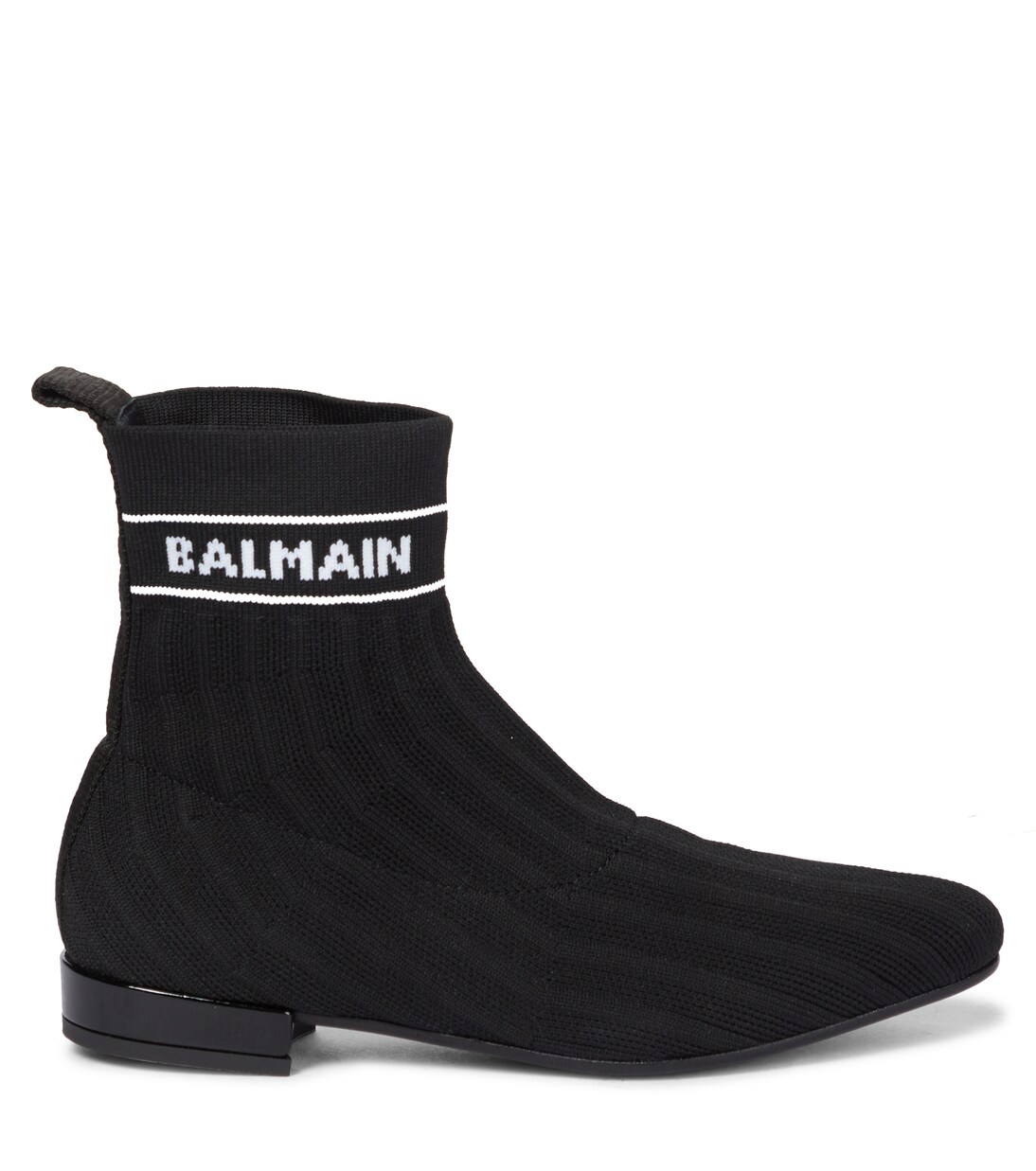 Stivaletti in maglia con logo | Balmain Kids