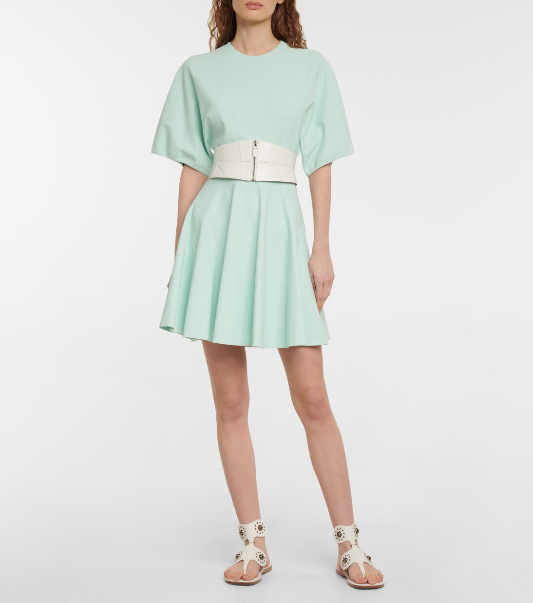 Vestido corto plisado | Alaïa