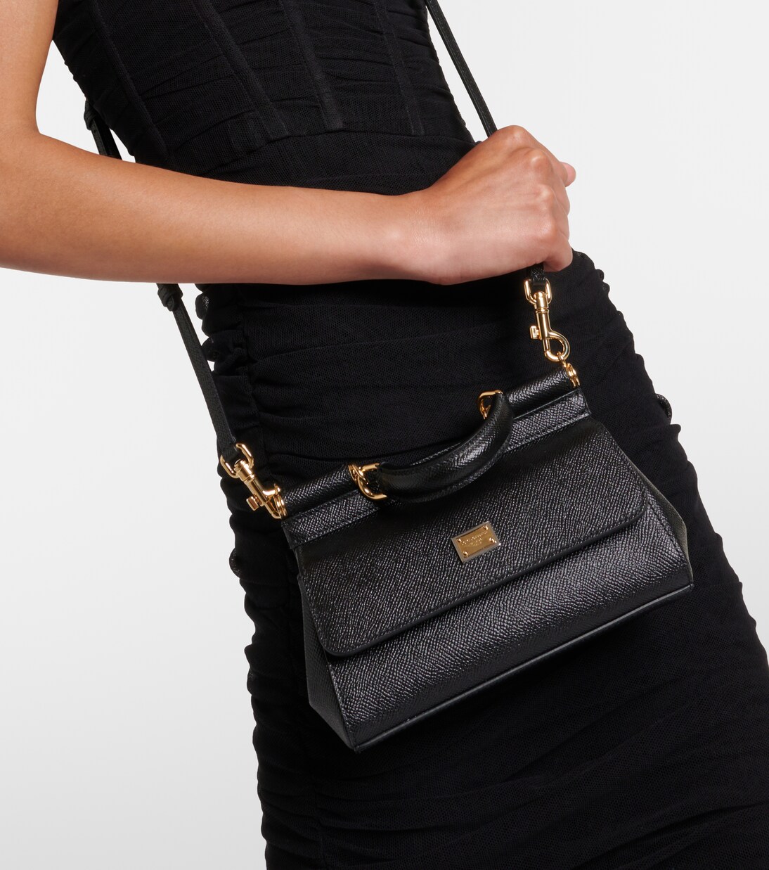 Tote Sicily Mini aus Leder | Dolce&Gabbana