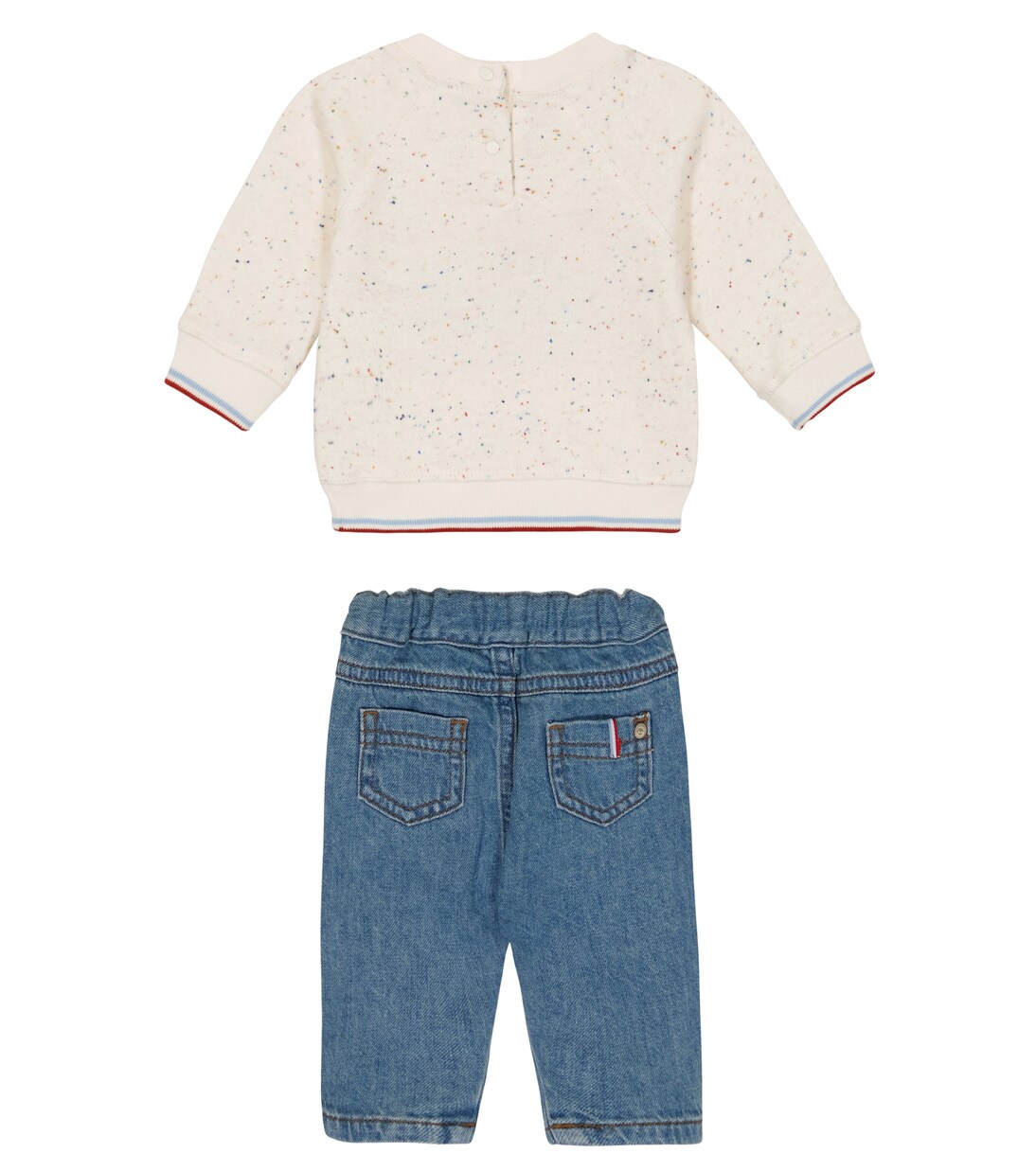 Baby cotton sweatshirt and jeans set | Tartine et Chocolat