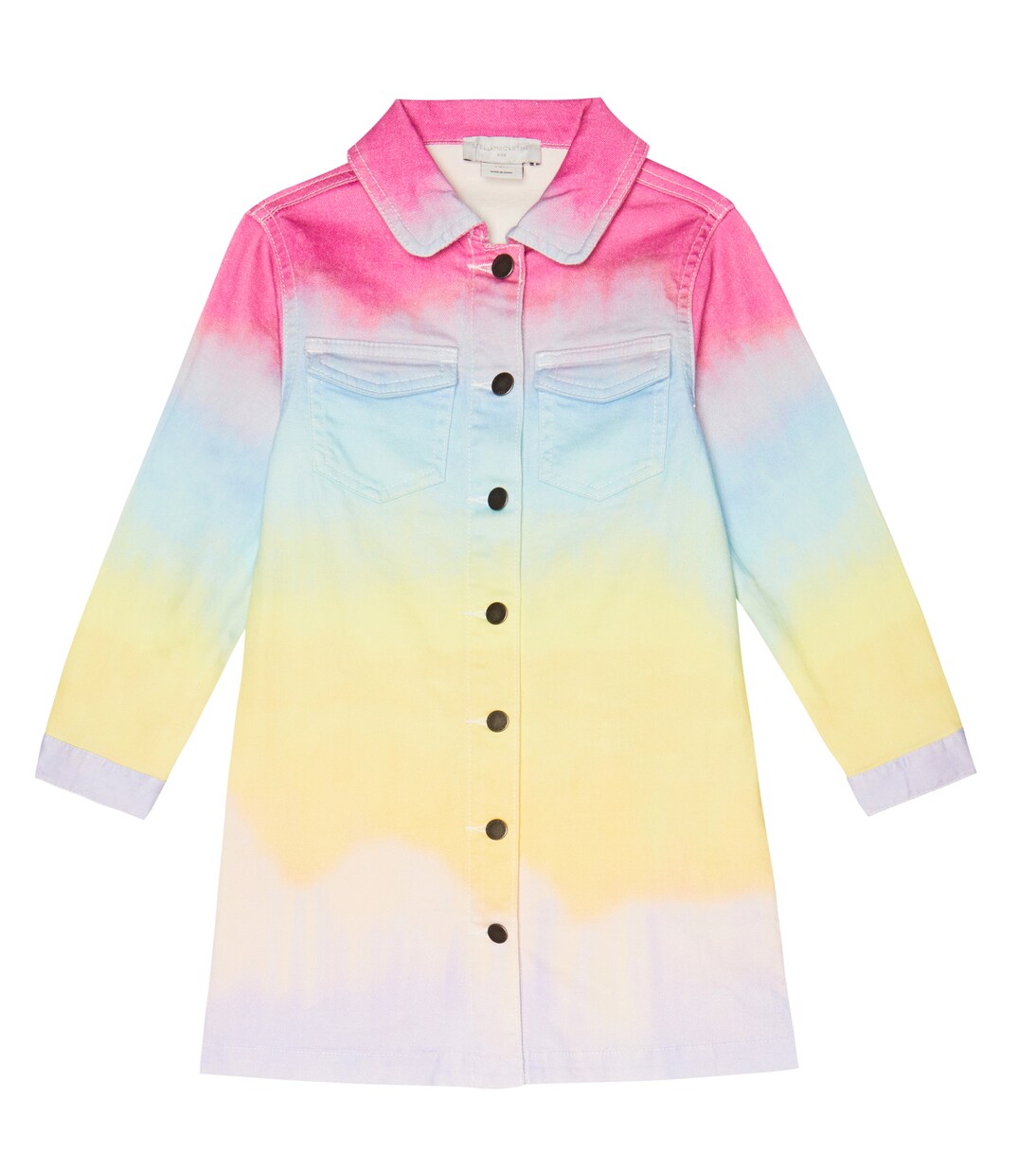 Dégradé denim shirt dress | Stella McCartney Kids