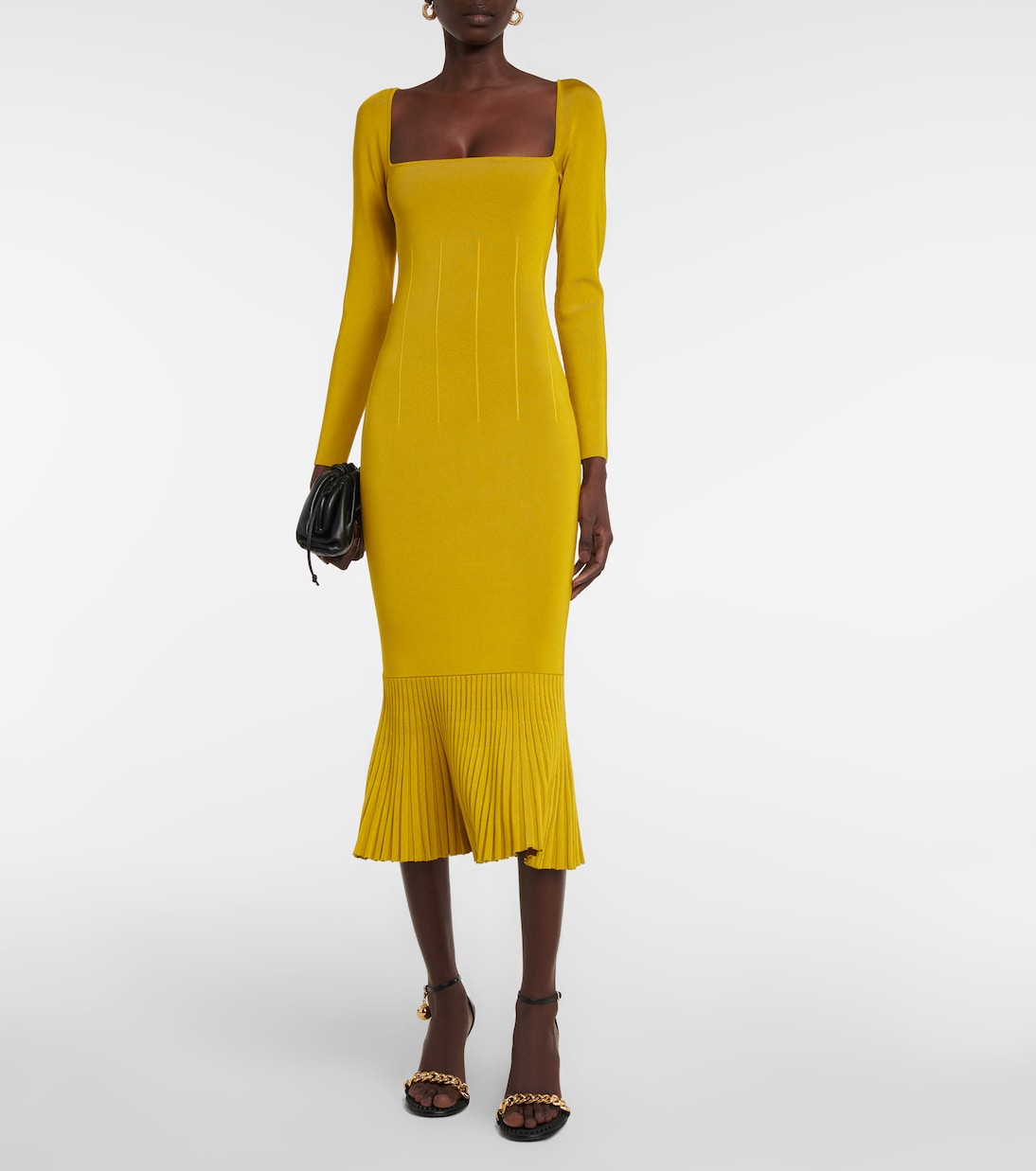 Midikleid Atalanta aus Rippstrick | Galvan