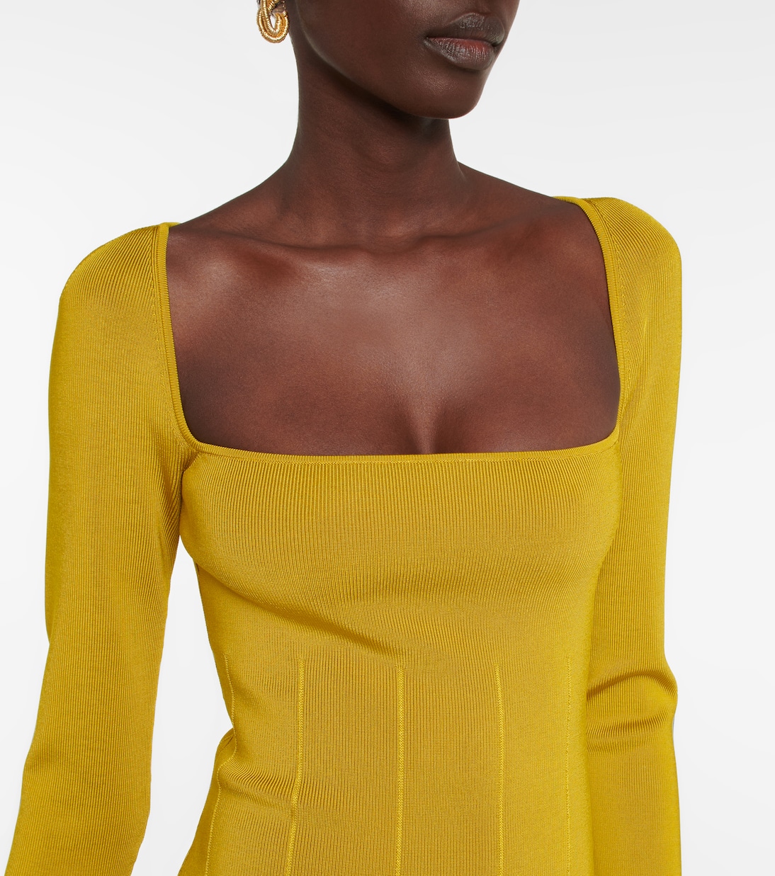 Midikleid Atalanta aus Rippstrick | Galvan