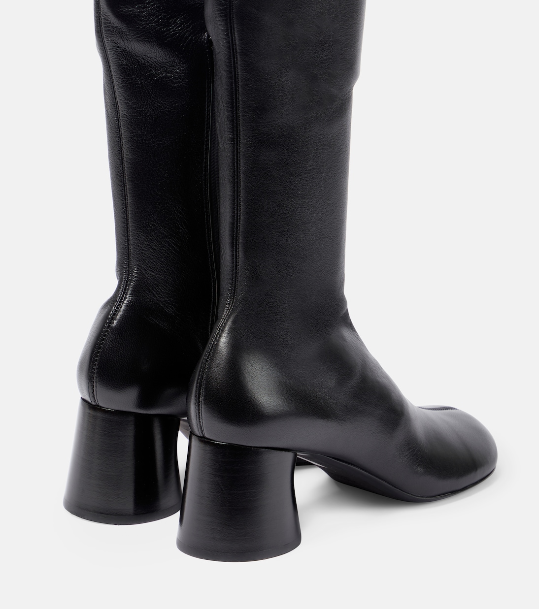 Admiral leather over-the-knee boots | Khaite