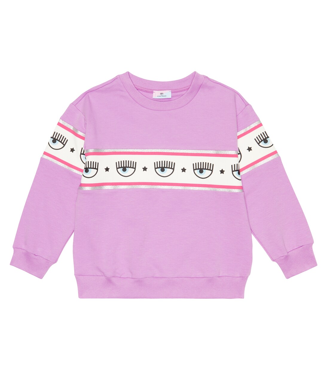 x Chiara Ferragni – Sweat-shirt en coton mélangé | Monnalisa