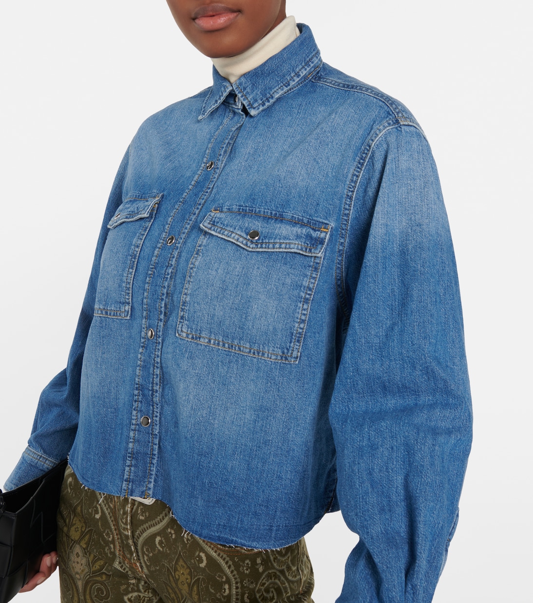 Hemdjacke Eve aus Denim | 7 For All Mankind