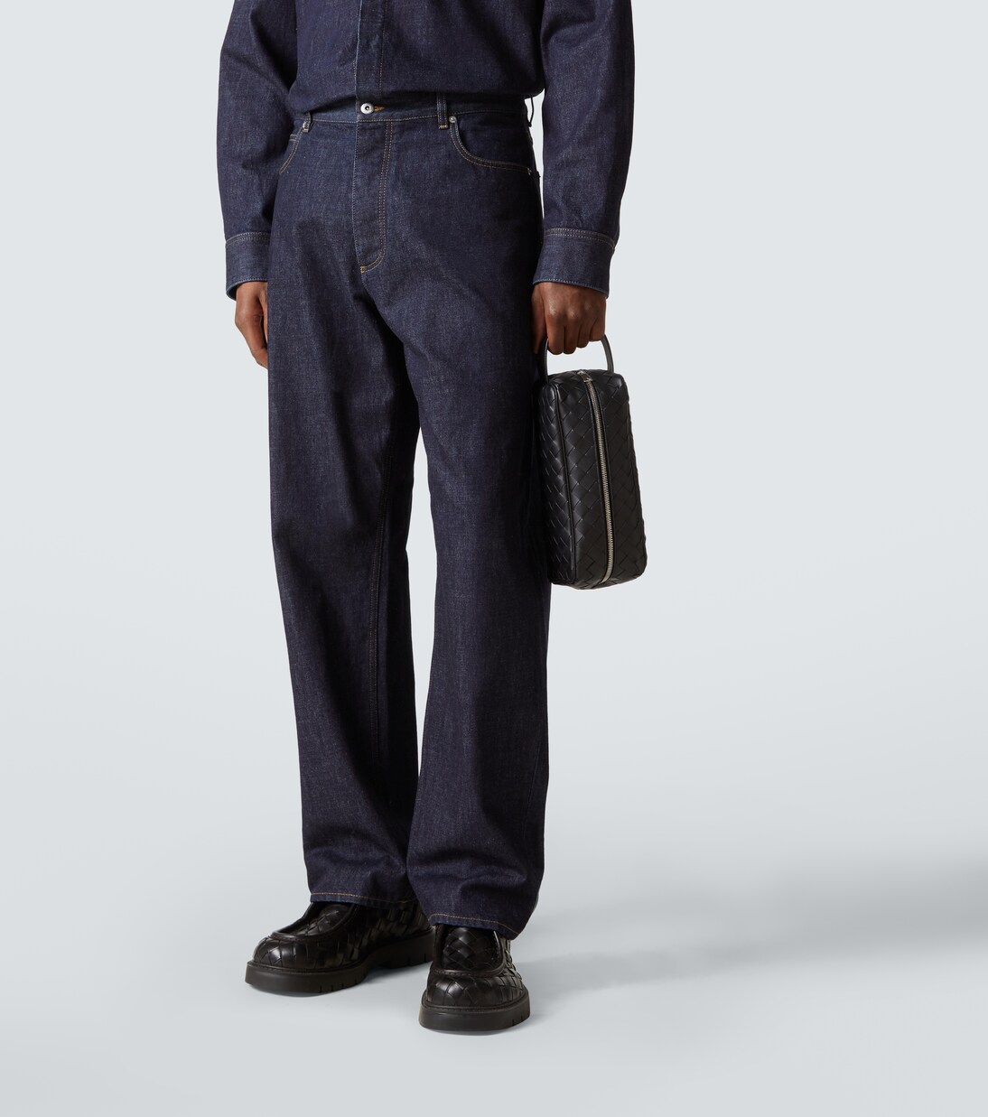 Intrecciato leather wash bag | Bottega Veneta