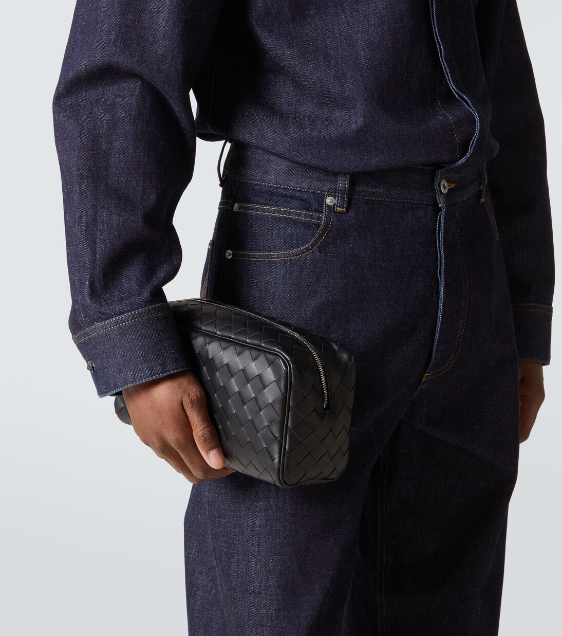 Intrecciato leather wash bag | Bottega Veneta
