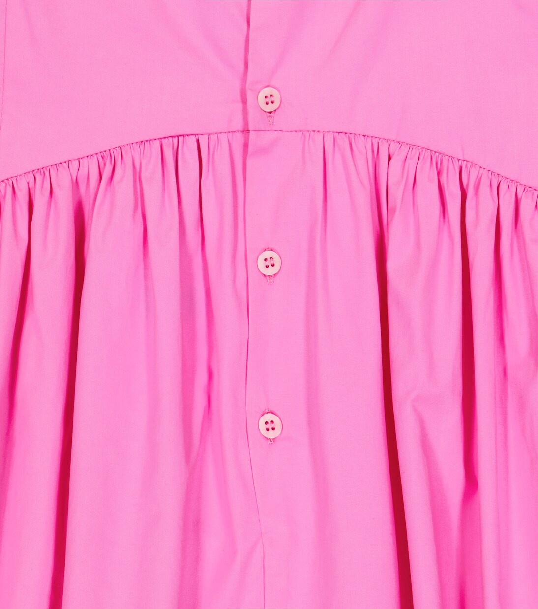 Ruffled cotton minidress | Il Gufo