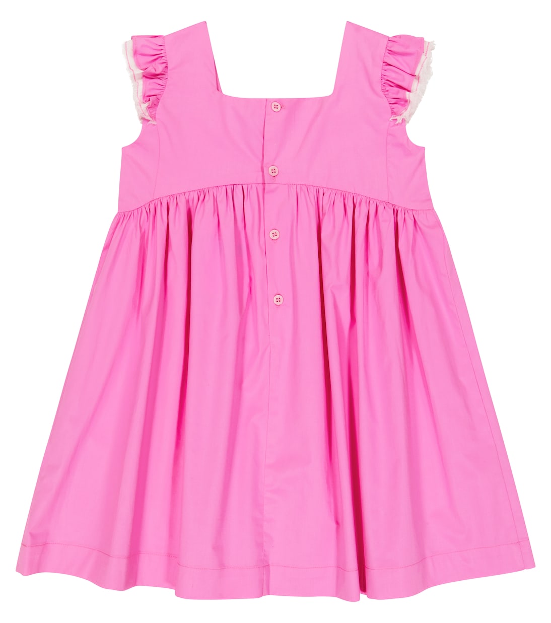 Ruffled cotton minidress | Il Gufo