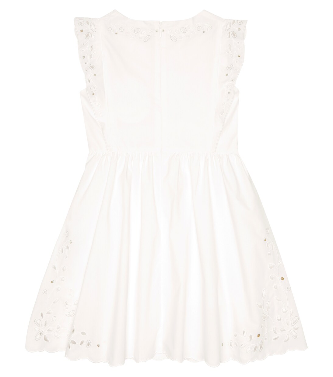 Eyelet cotton dress | Chloé Kids