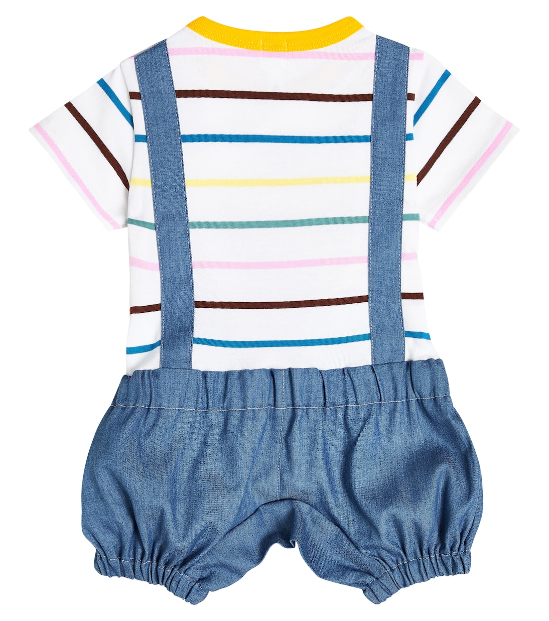 Baby Milo® printed cotton-blend playsuit | BAPE Kids