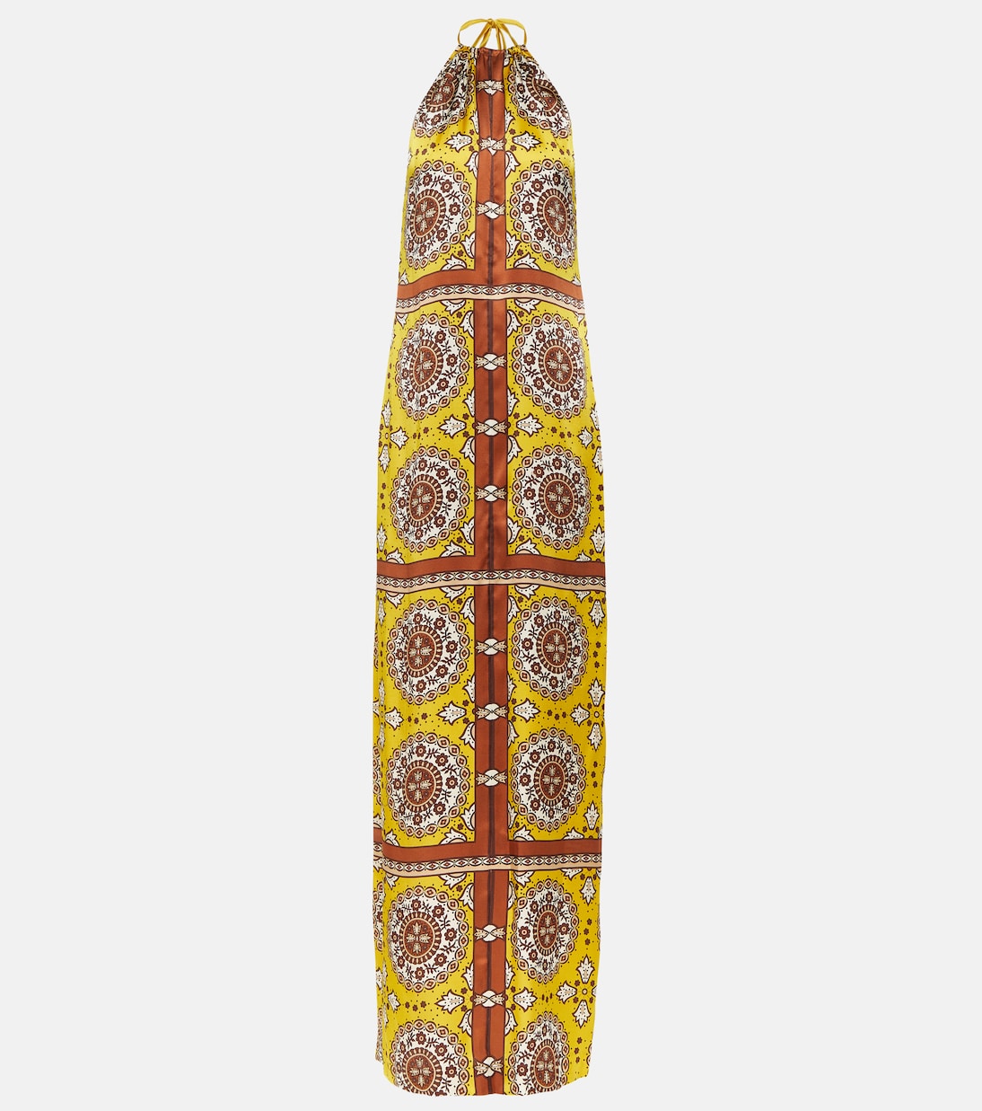 Robe longue Rigel imprimée en soie | Nili Lotan