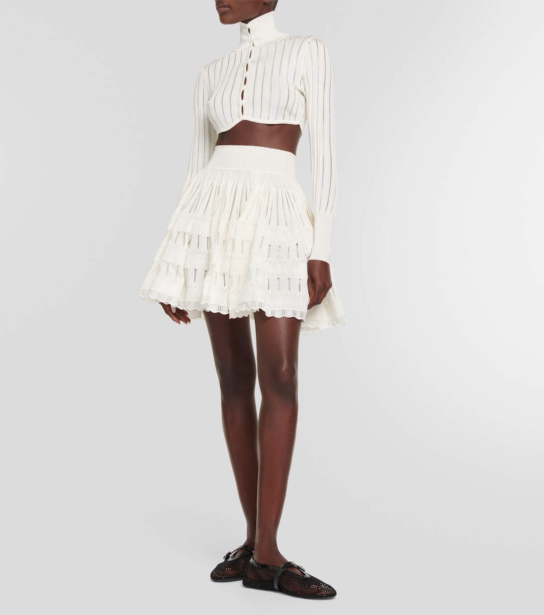 Crinoline迷你半身裙 | Alaïa