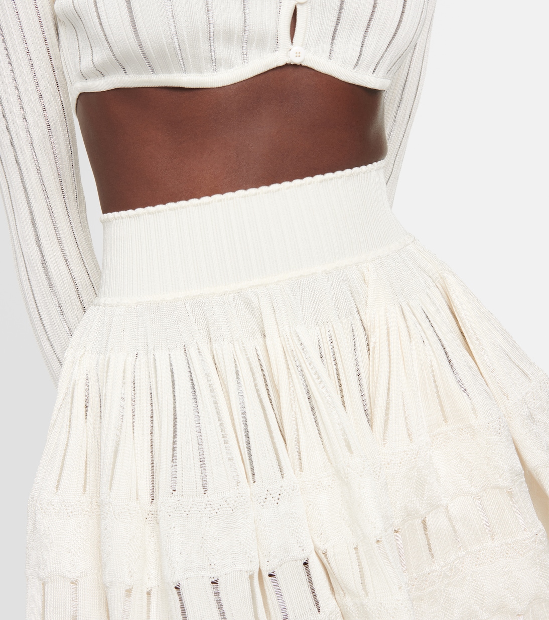 Crinoline迷你半身裙 | Alaïa