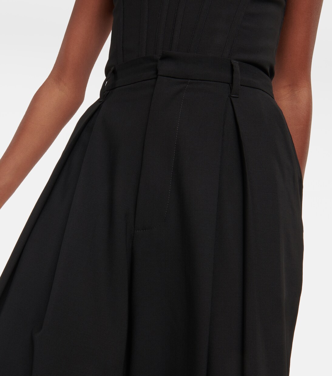 Wool-blend wide-leg pants | Giuseppe di Morabito