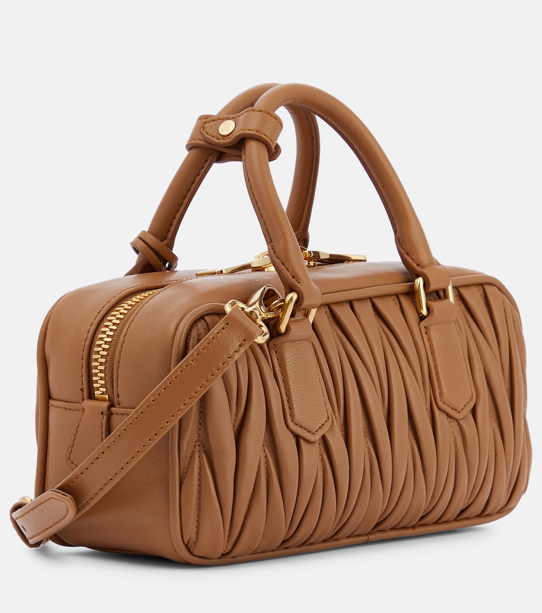 Arcadie matelassé leather tote bag | Miu Miu