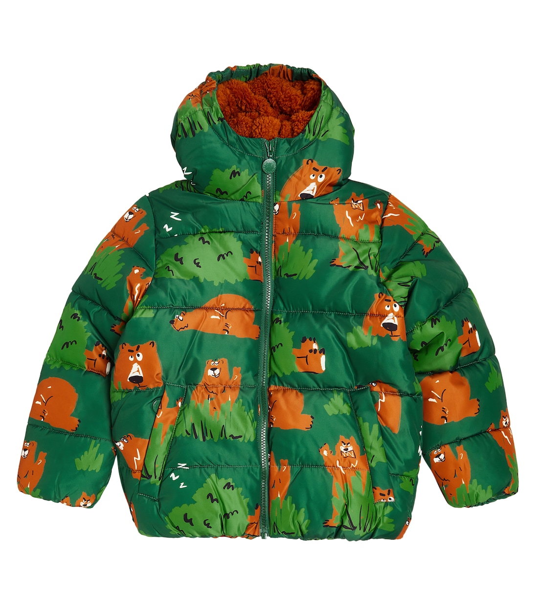 Printed puffer jacket | Stella McCartney Kids